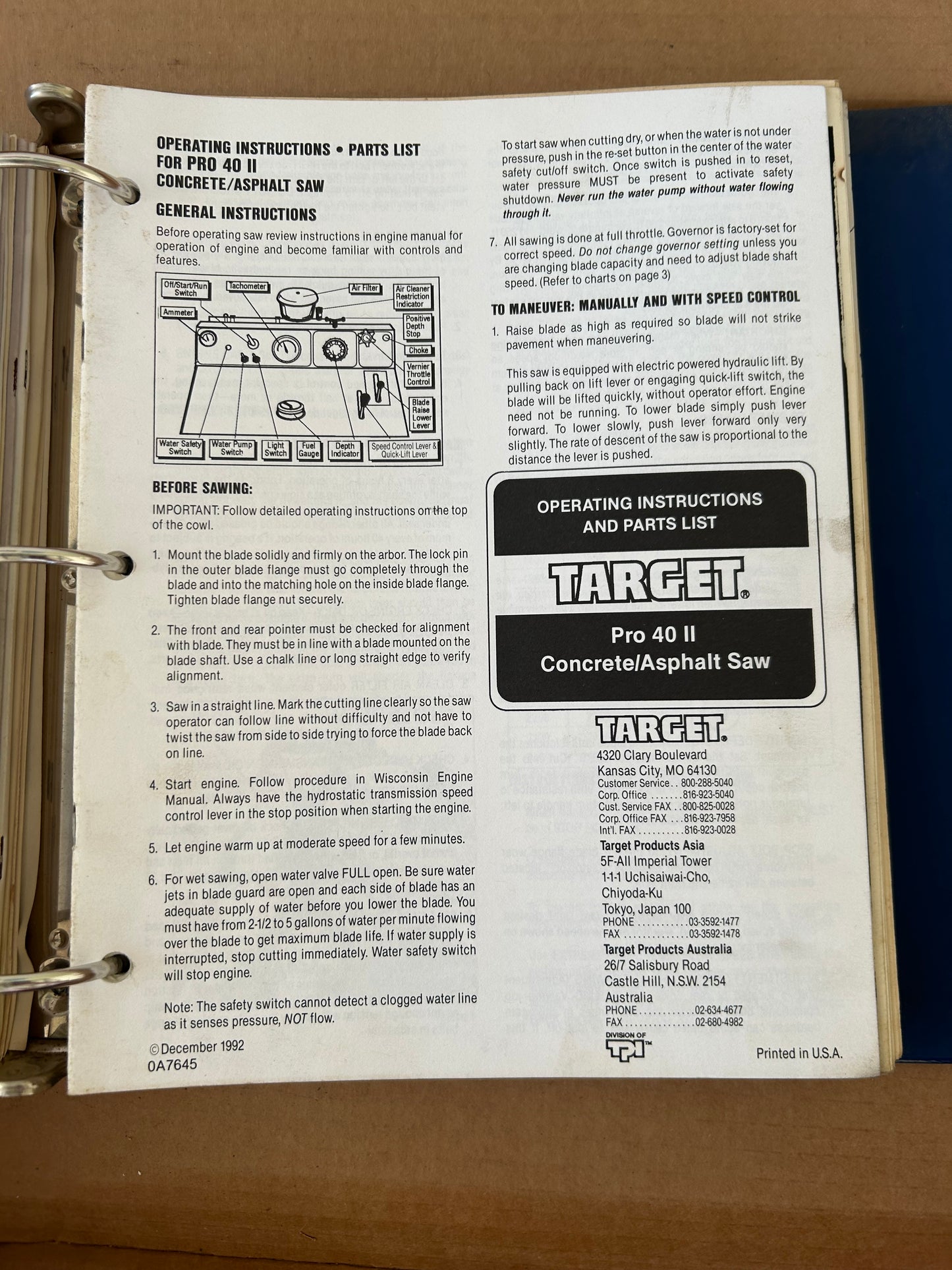 XANDER Target _ Saws & Etc Manuals vol 1