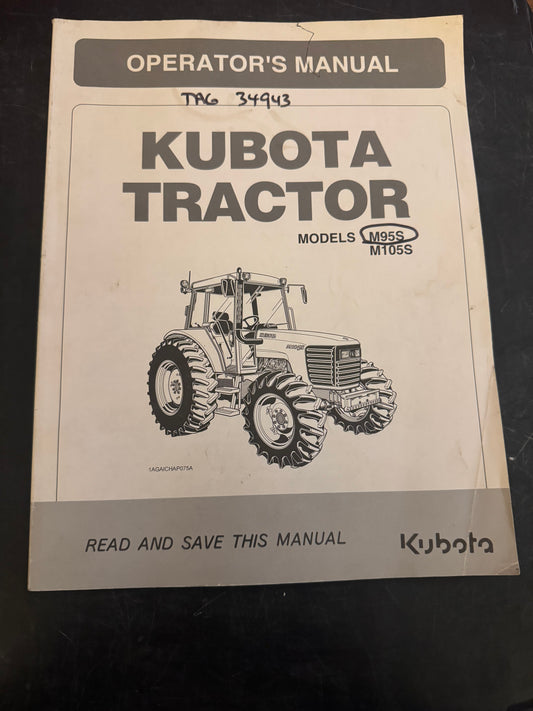 Kubota _ Tractor model M95S & M105S _ Operator’s Manual