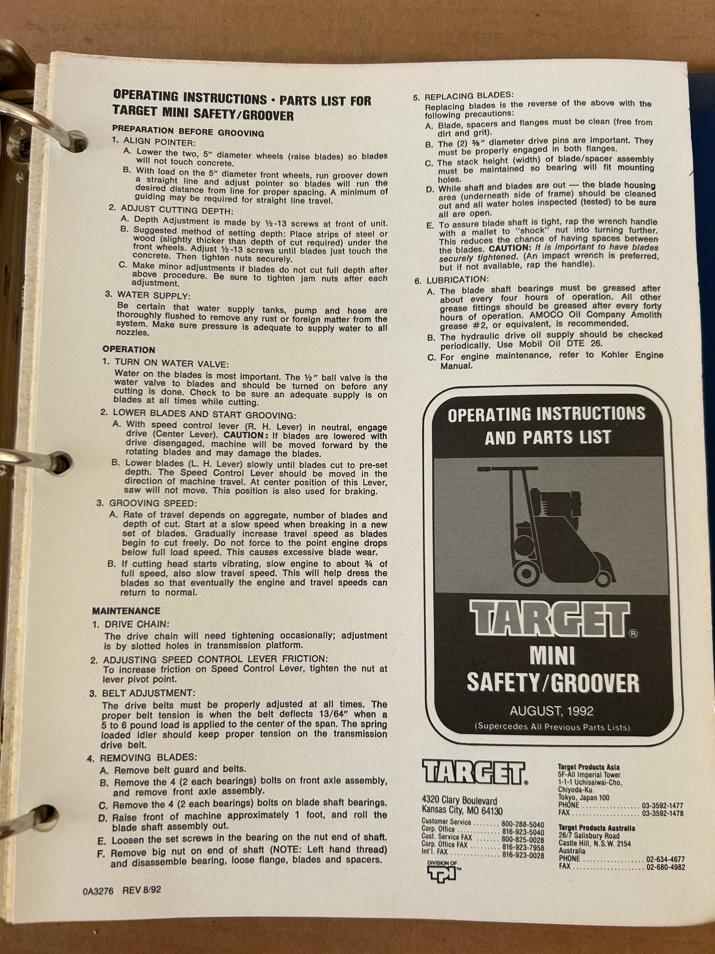 XANDER Target _ Saws & Etc Manuals vol 1