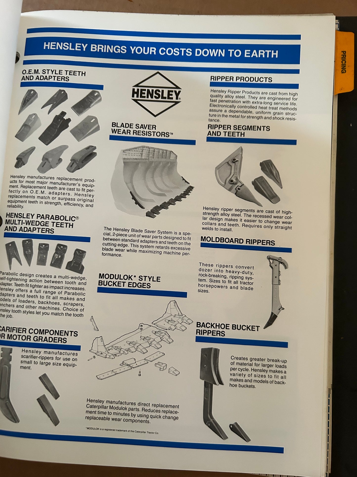 Hensley _ Parts Catalogs
