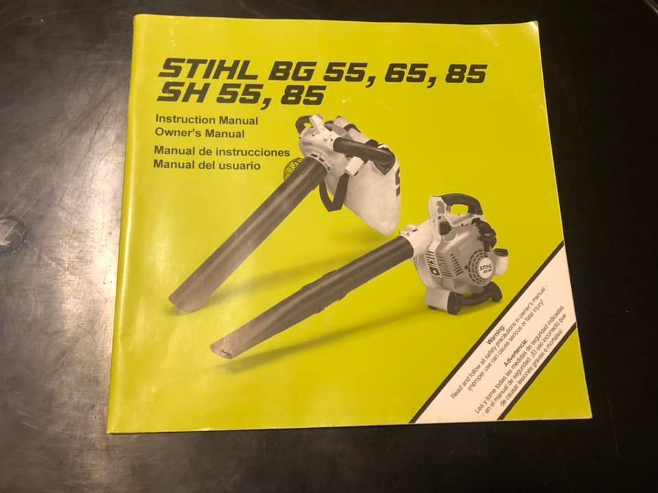 Stihl _  BG 55, 65, 85 & SH 55, 85 Instructions & Owner’s Manual