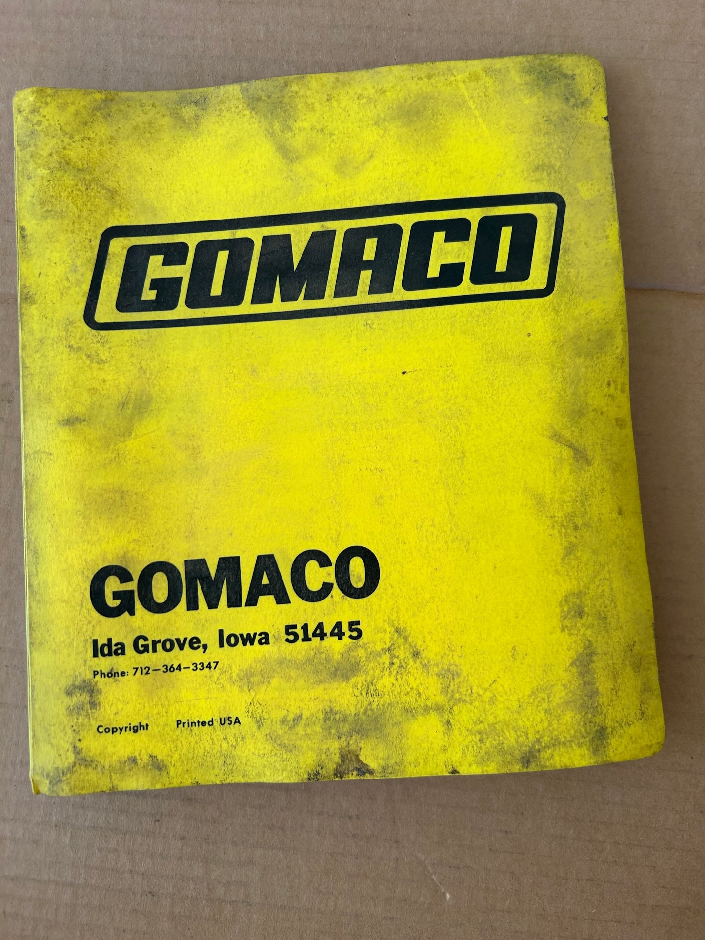 Gomaco _ Manuals Binder