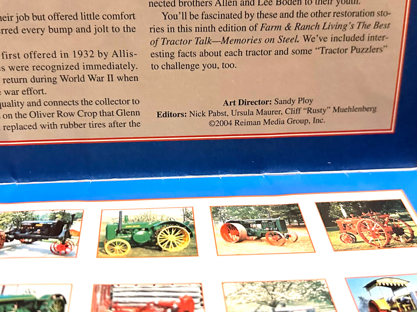 Best in Tractor Talk _ Memories on Steel _ Nineth in Series