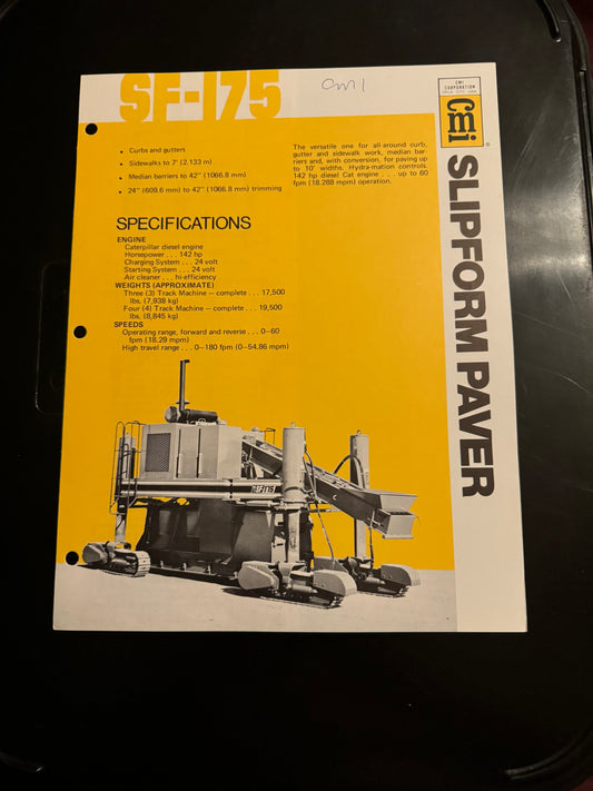 CMI _ Slipform Paver Specs _ SF-175