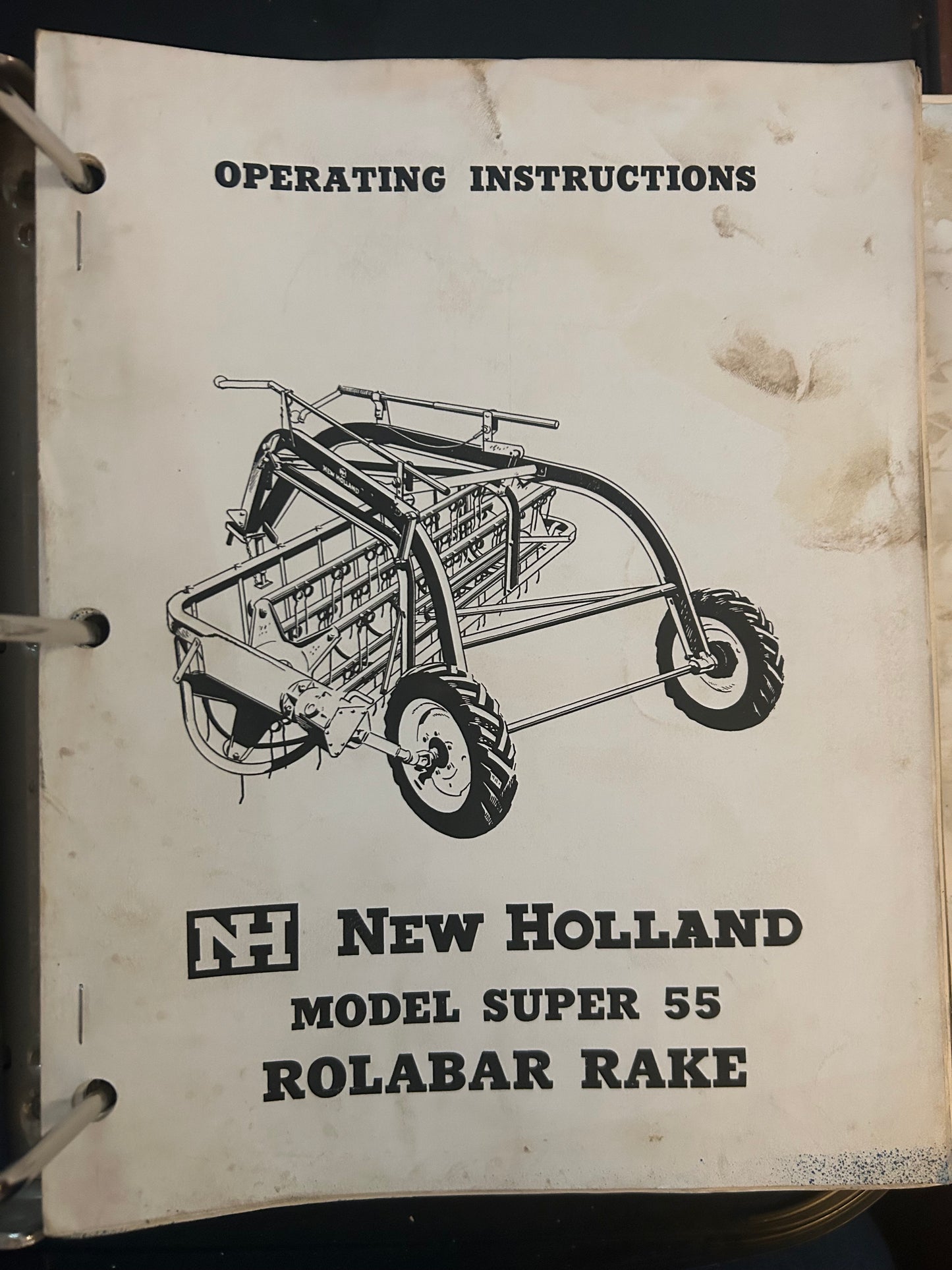 New Holland - Model 55 Rolabar Rake - Operating Instructions