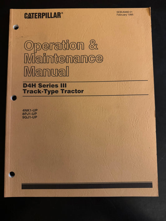 Caterpillar _ D4H Series III Track-Type Tractor _ Operation & Maintenance Manual