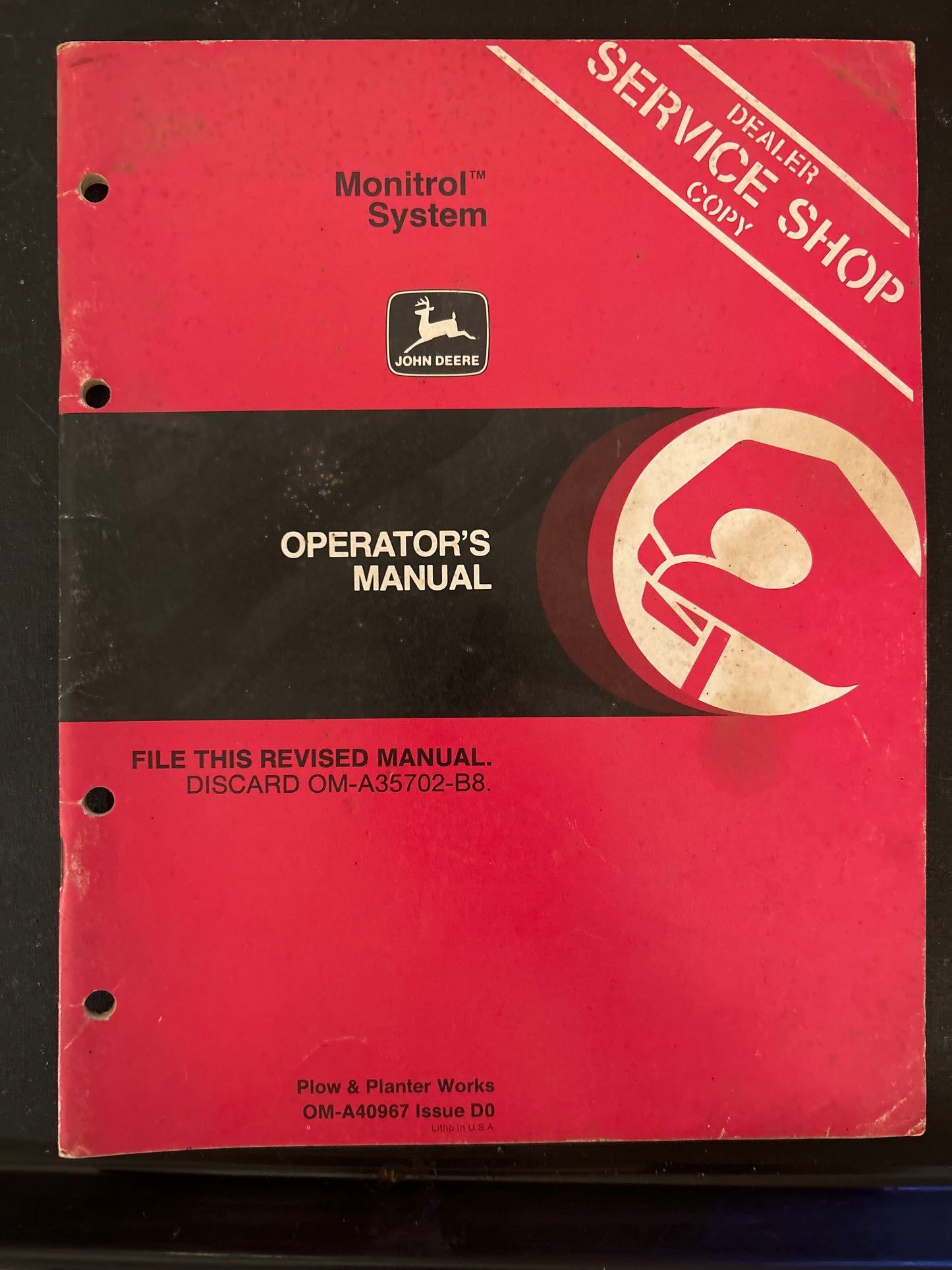 John Deere  _ Monitrol System _ Operator's Manual