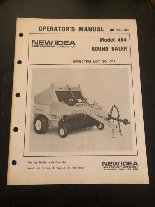 New Idea _ Model 484 Round Baler _ Operator’s Manual