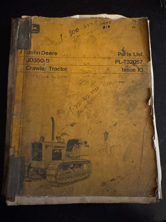 John Deere _ JD350-B Crawler Tractor _ Parts List PL-T32057 I0