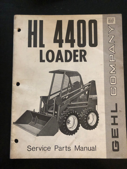 Gehl _ HL 4400 Loader _ Service Parts Manual