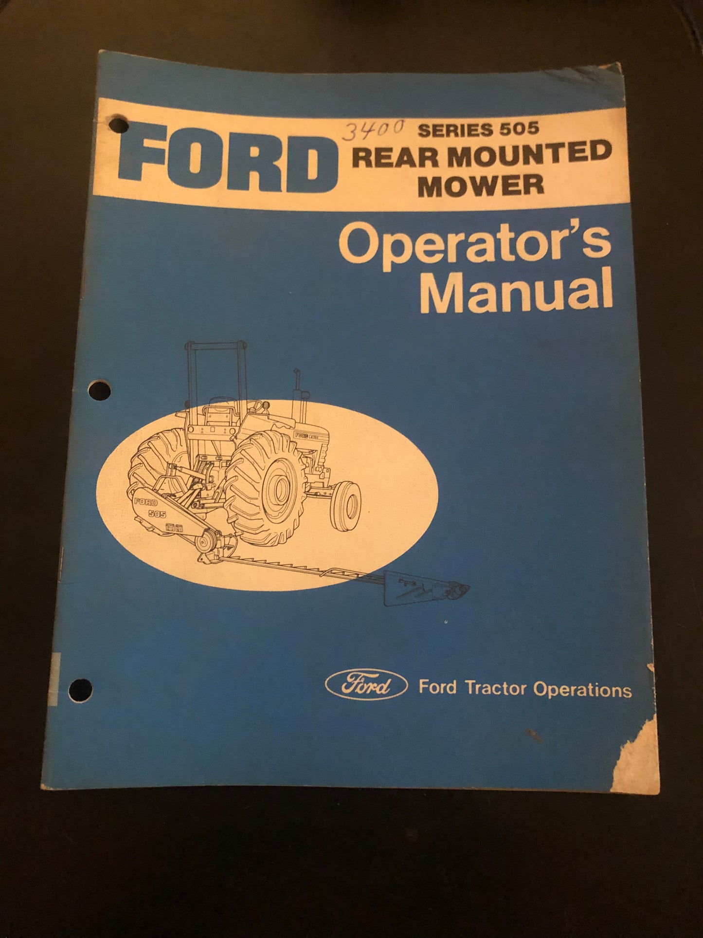Ford _ series 505 rear mounted mower Operator’s Manual