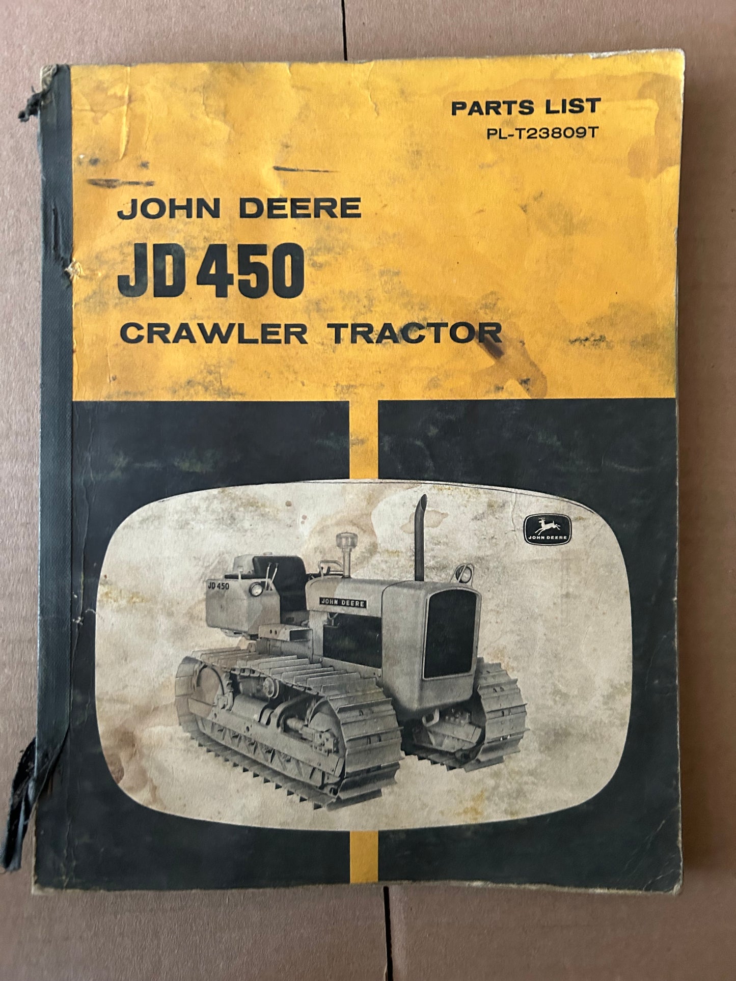 John Deere _ JD 450 Crawler Tractor _ Parts List PL-T23809T