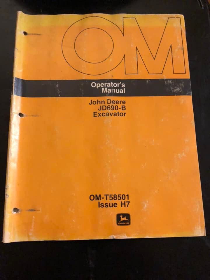 John Deere _ JD690-B Excavator _ Operator's Manual