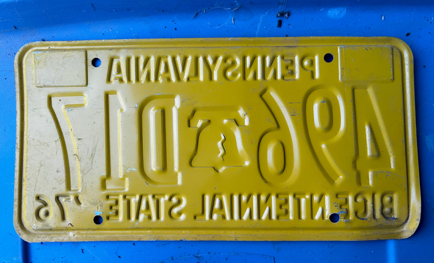 Vintage License Plates _ Pennsylvania Bicentennial ‘76