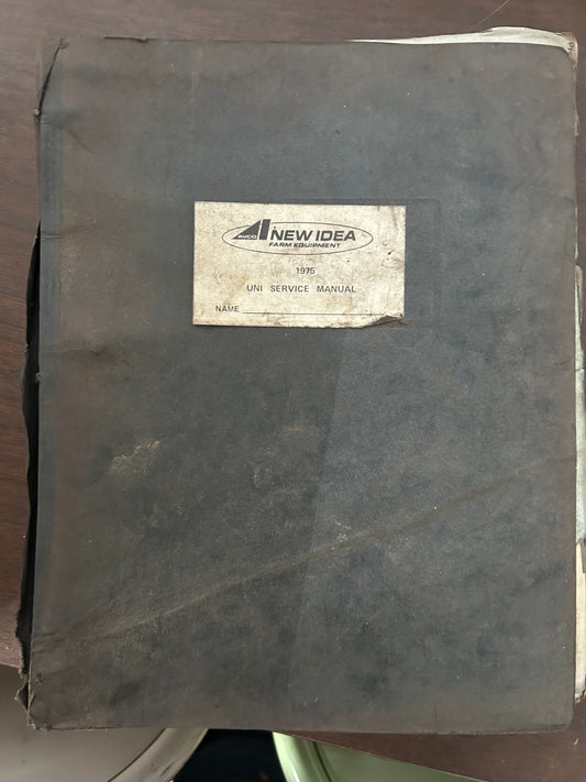 New Idea _ 1975 Uni Service Manual _ Dealer Service Education