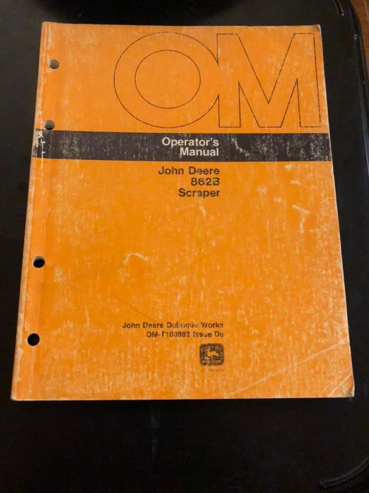 John Deere _ 862B Scraper _ Operator's Manual