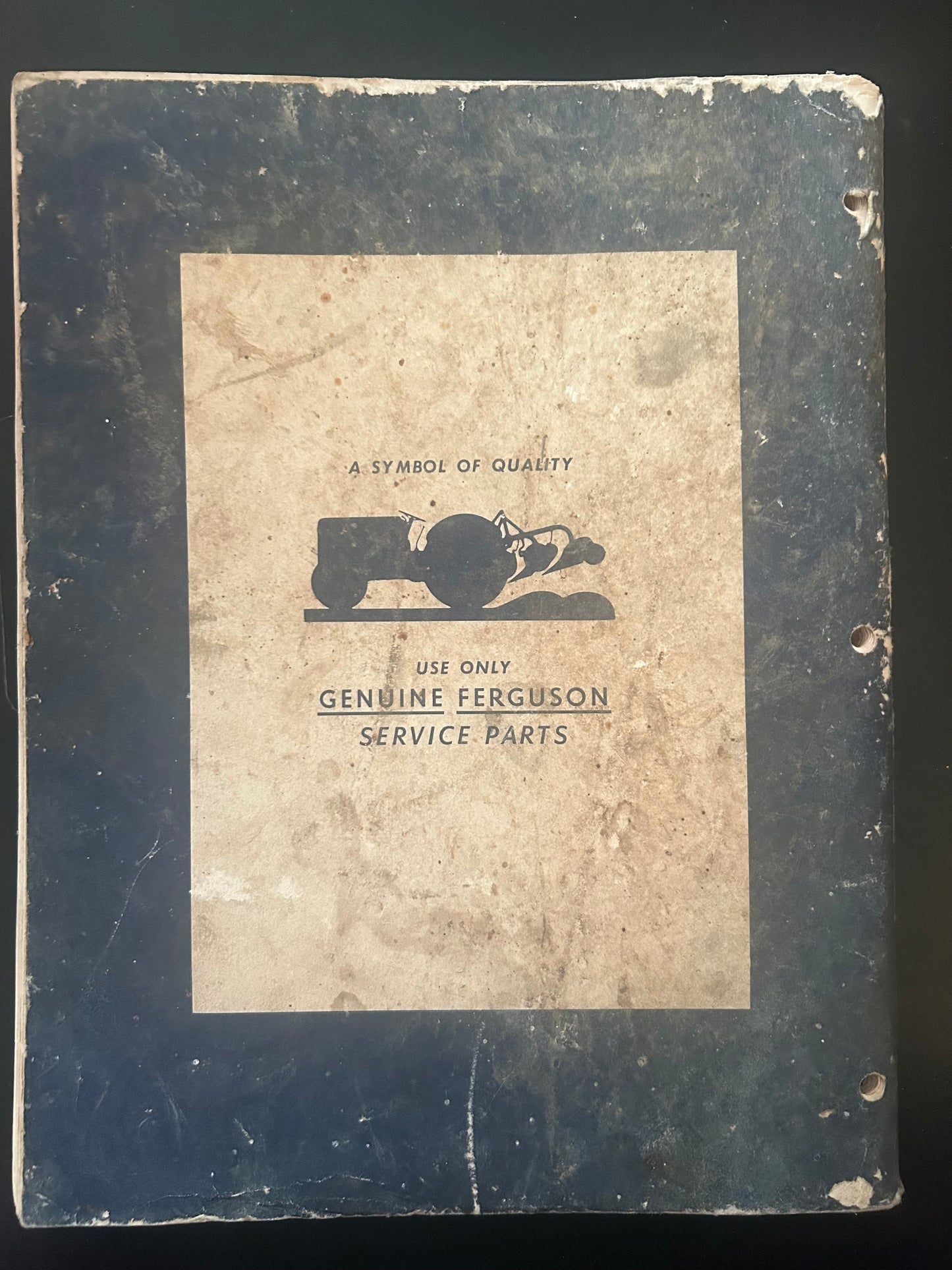 Massey Ferguson _ Ferguson Motors - Form No. 693 041 M1 _ Parts Book