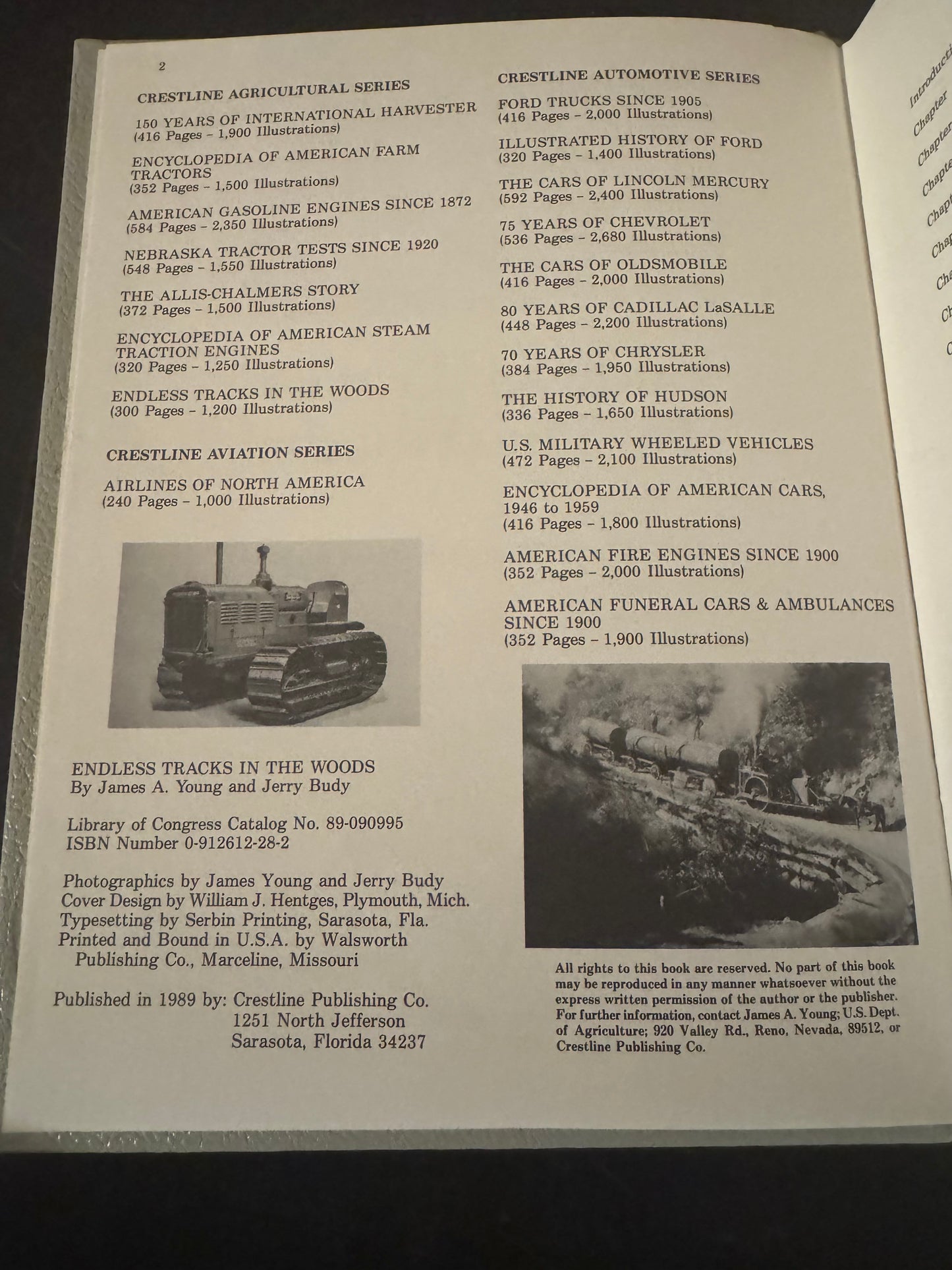 Endless Tracks In The Woods _ James A You g & Jerry D Budy