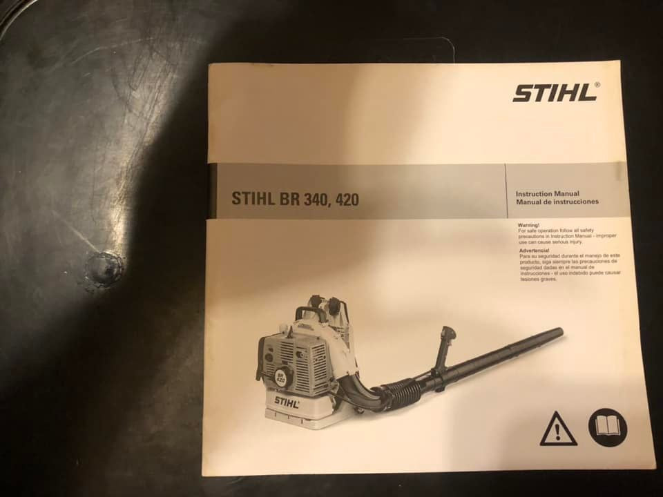 Stihl _ BR 340, 420 Instructions Manual