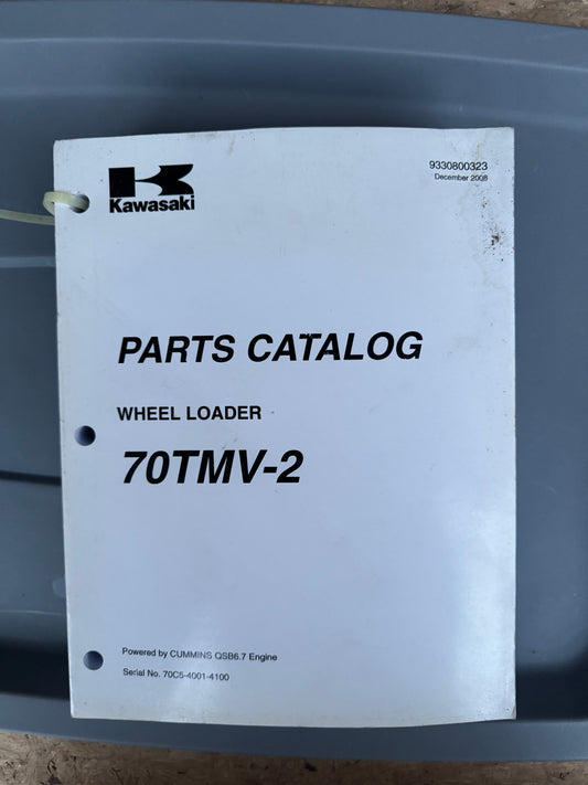 Kawasaki _ 70TMV-2 Wheel Loader _ Parts Catalog Dec 2008