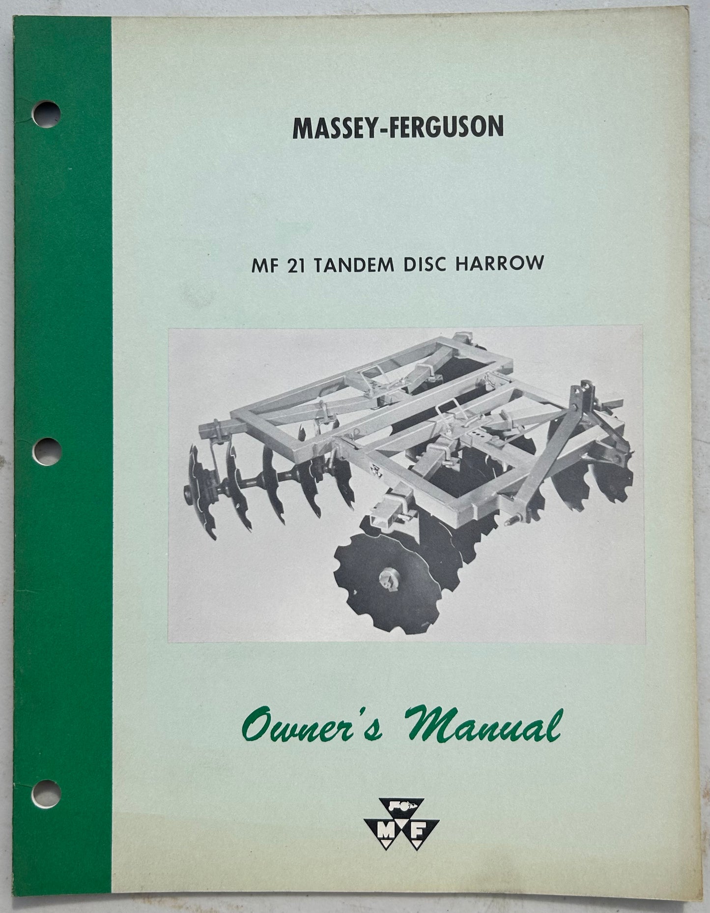 Massey Ferguson _ MF 21 Tandem Disc Harrow