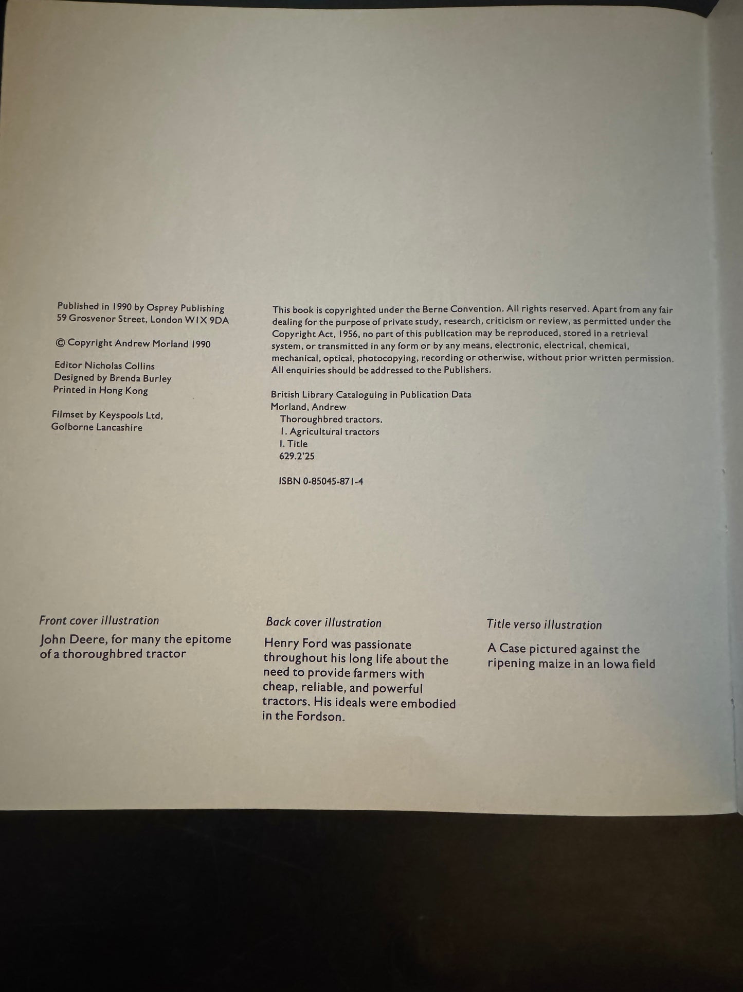 Thoro’bred Tractors by Andrew Morland