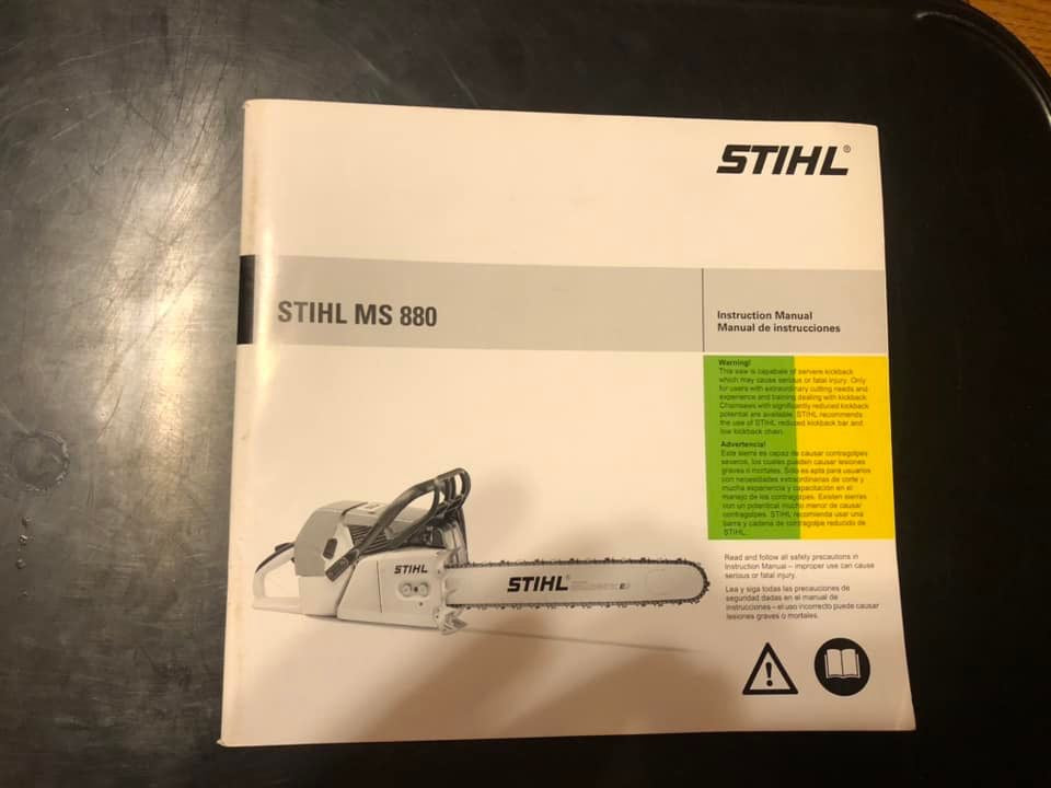Stihl _ MS 880 Instructions Manual