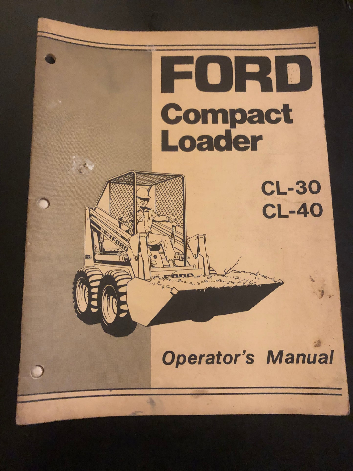 Ford _ compact loader CL-30 CL-40 _ Operator’s Manual