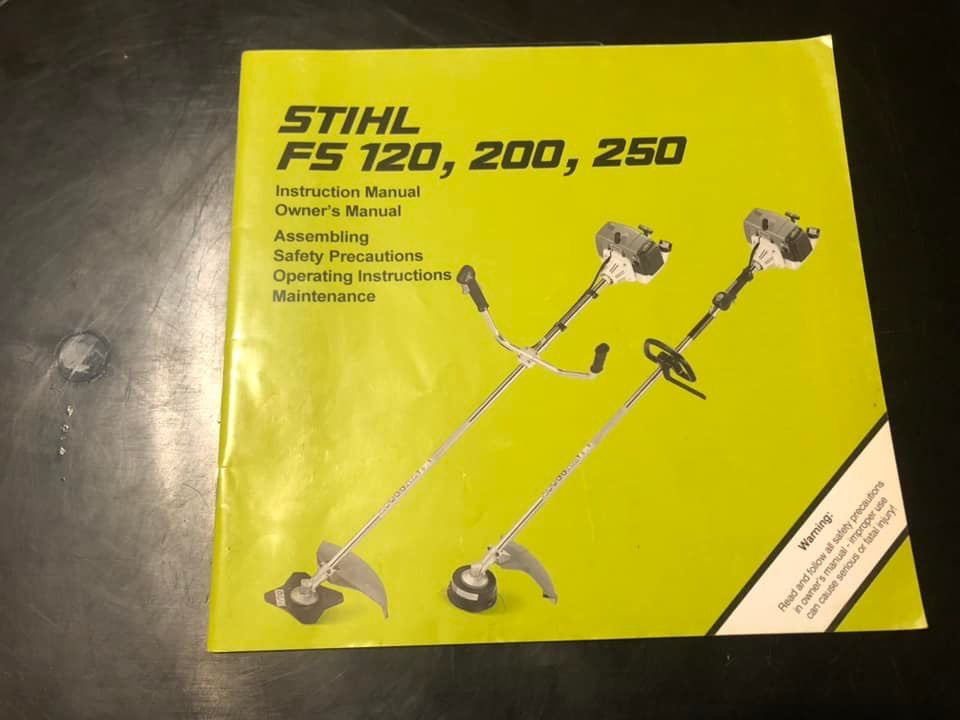 Stihl _ FS 120, 200, 250 Instructions & Owner’s Manual