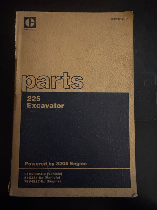 Caterpillar _ 225 Excavator _ Parts