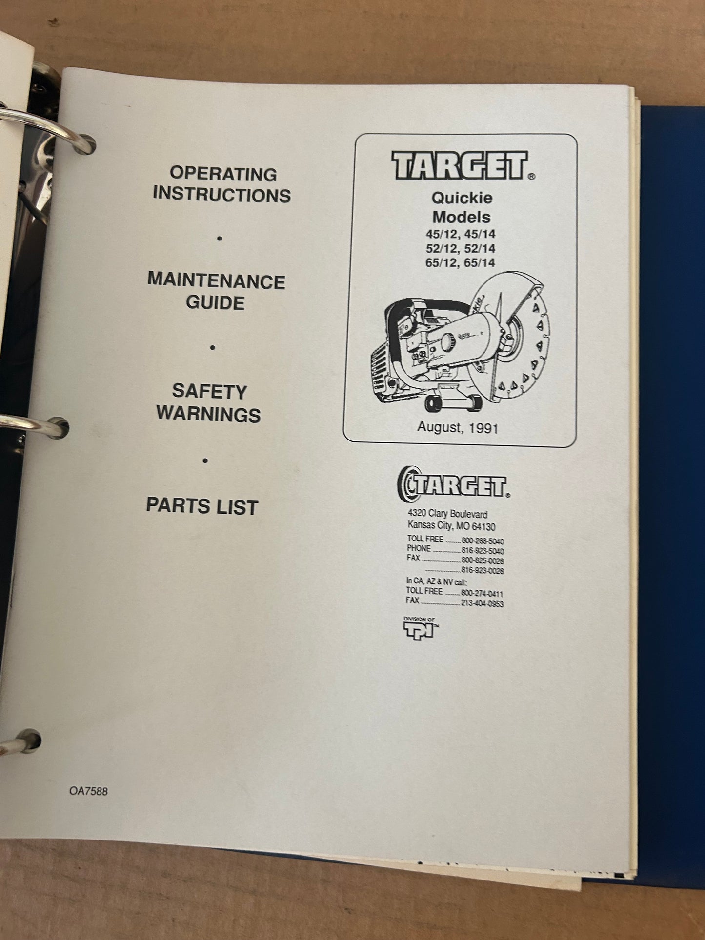 XANDER Target _ Saws & Etc Manuals vol 2