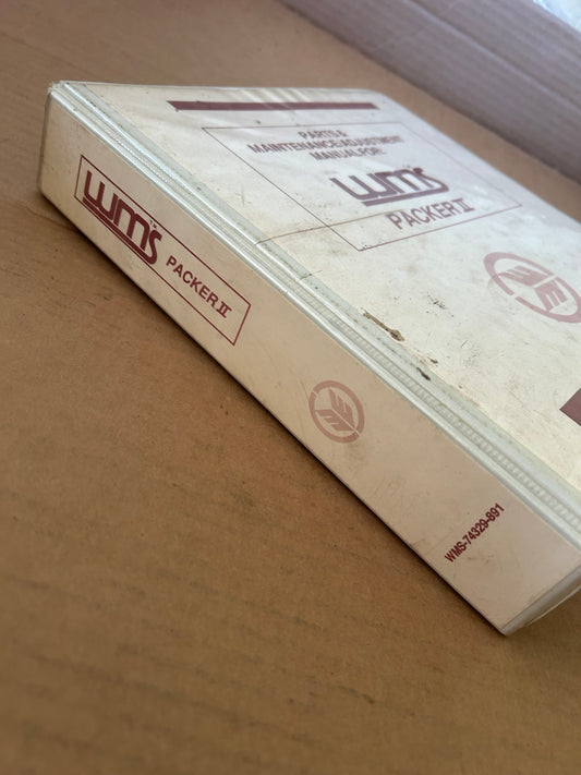 WMS _ Packer II _ Parts & Maintenance Manual