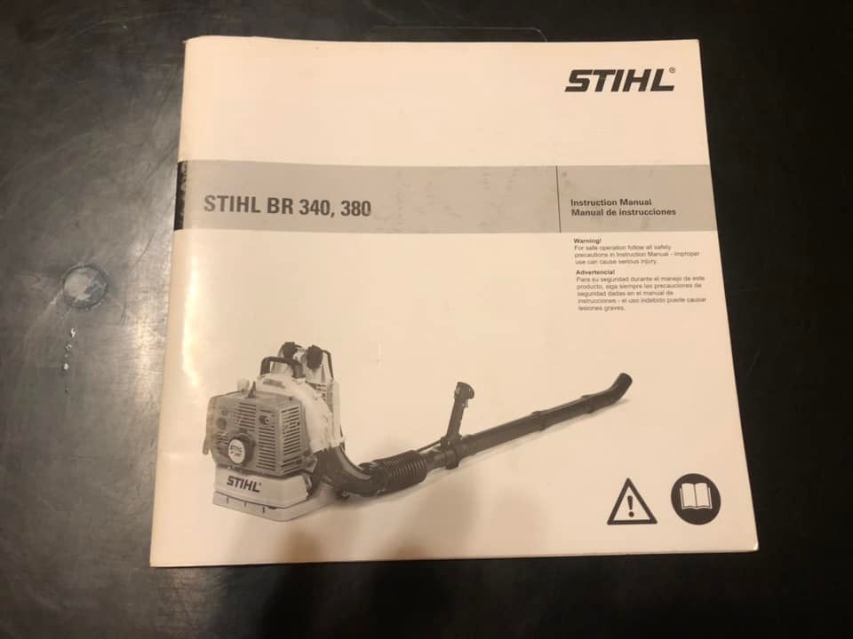 Stihl _ BR 340, 380 Instructions Manual