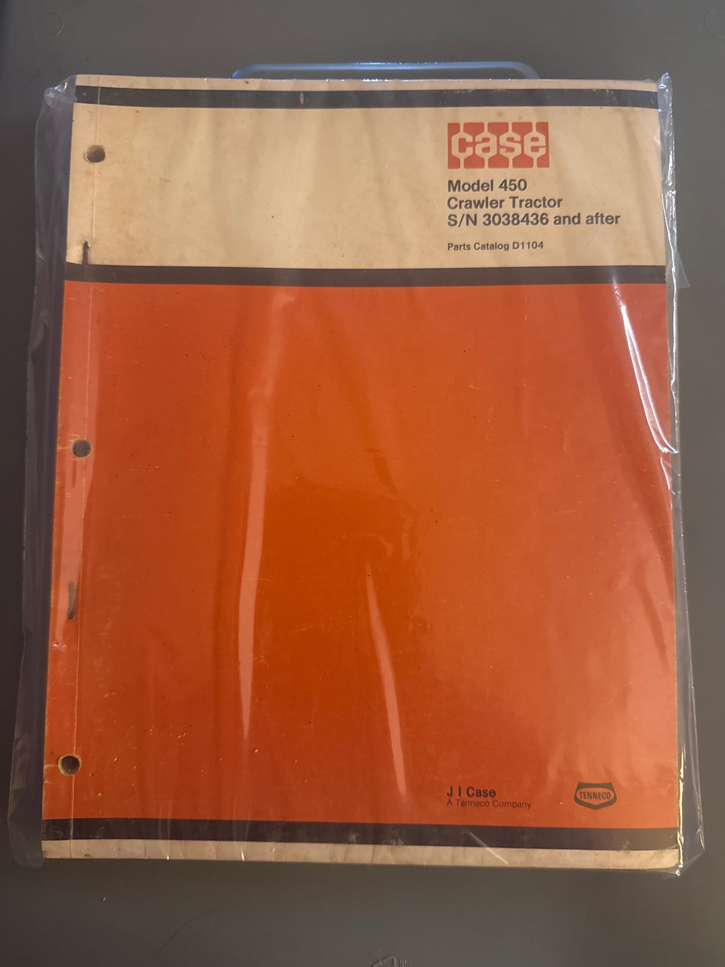 Case _ Model 450 Crawler Tractor S/N 3038436 & after _ Parts catalog D1104