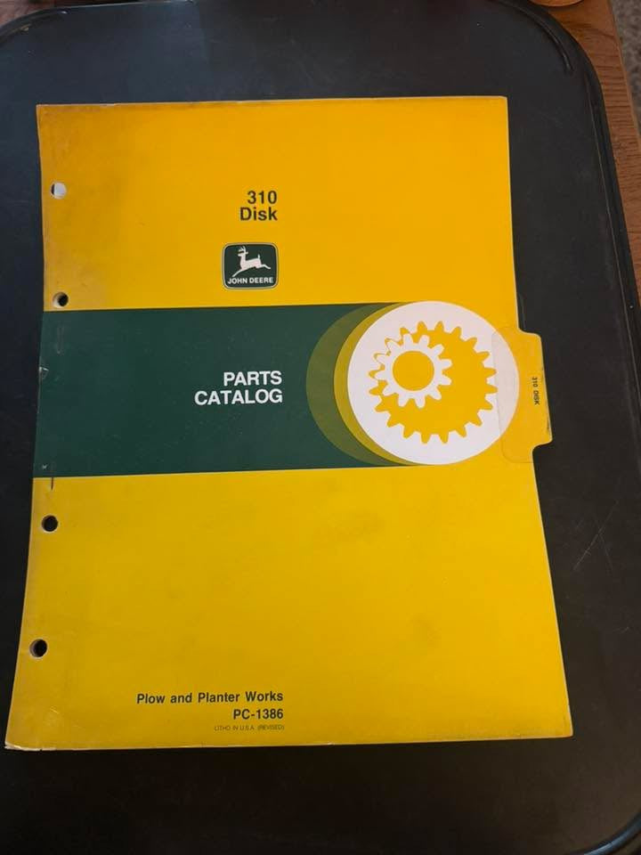 John Deere _ 310 Disk _ Parts Catalog PC-1386