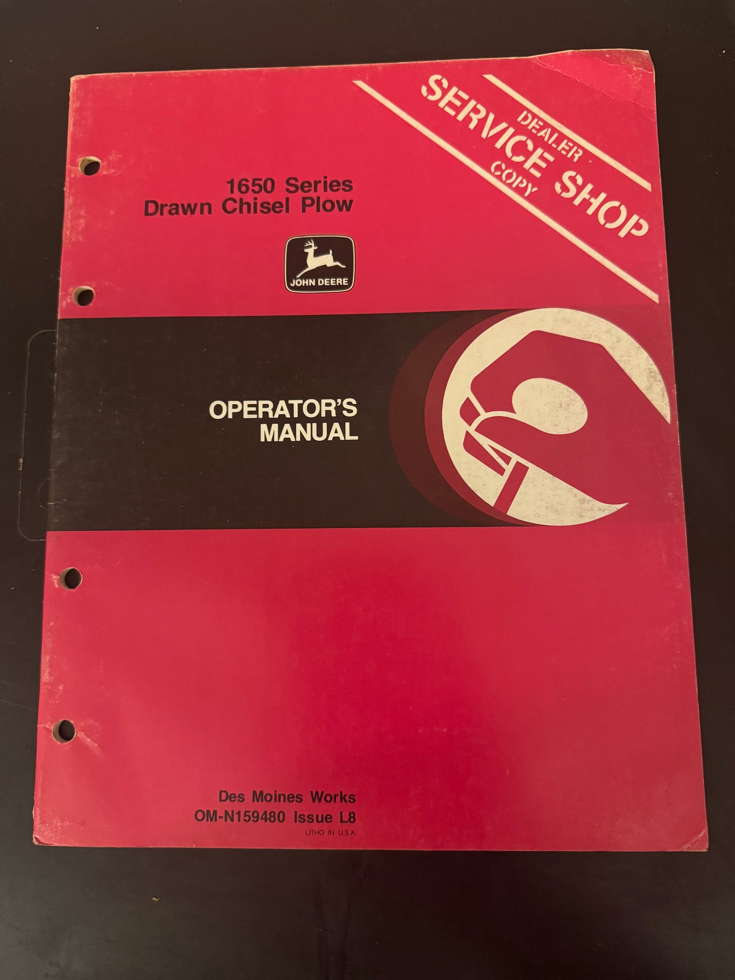 John Deere _ 1650 Series Drawn Chisel Plow _ Operator's Manual