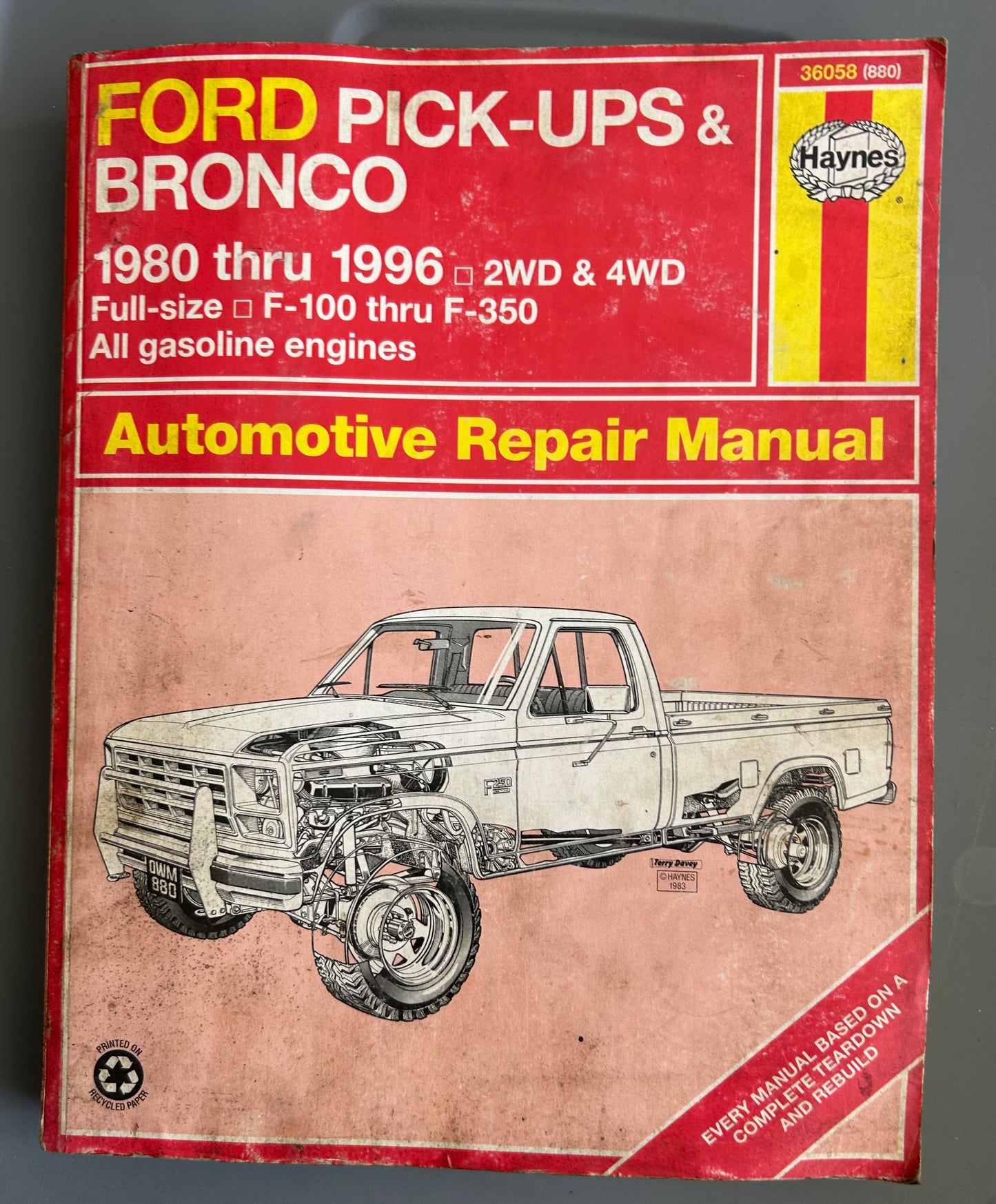 Ford Pick-Ups & Bronco _ 1980 thru 1996 _ Haynes Repair Manual