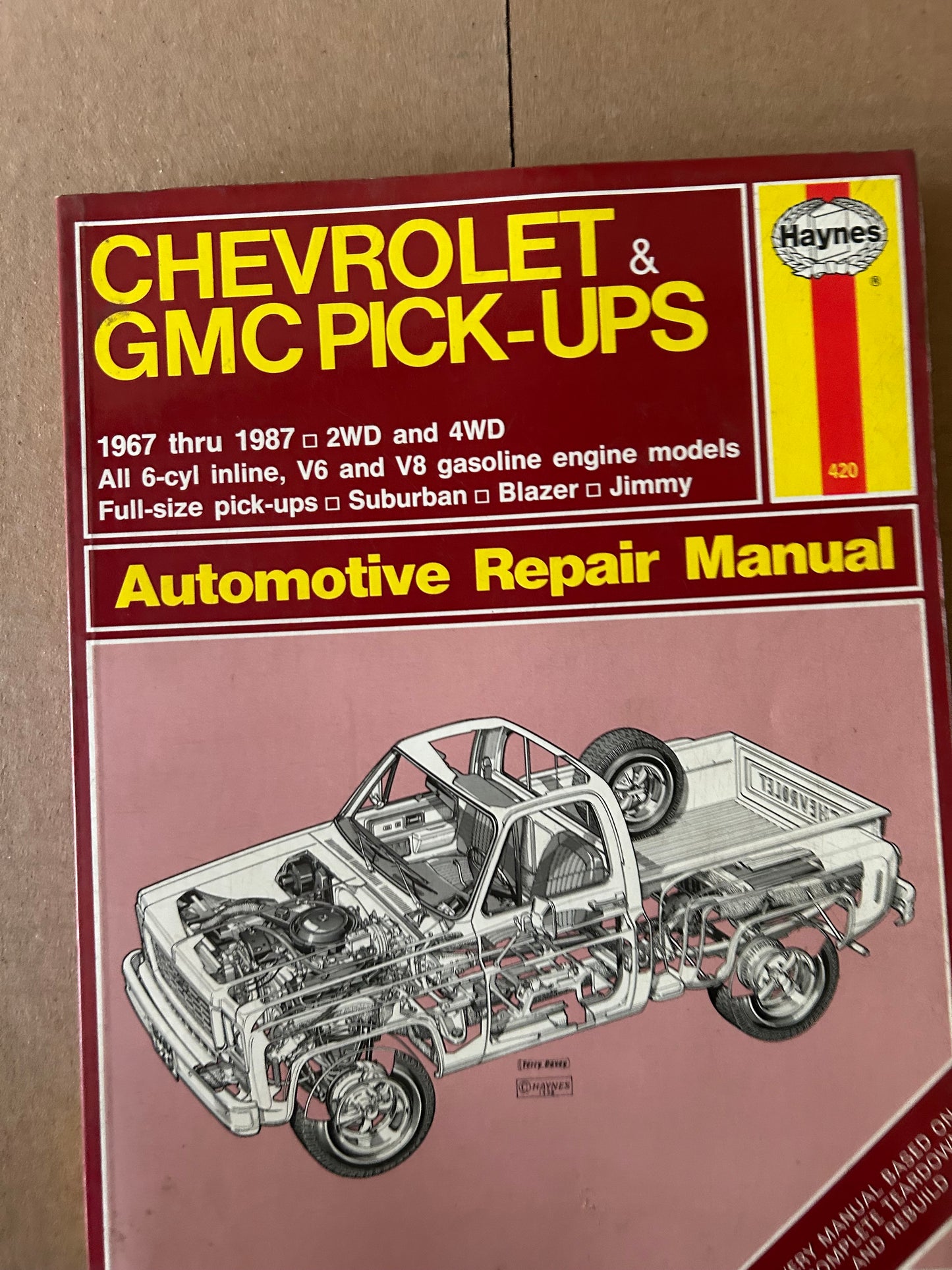 Chevrolet & GMC Pick-Ups 1967 thru 1987 Haynes Repair Manual