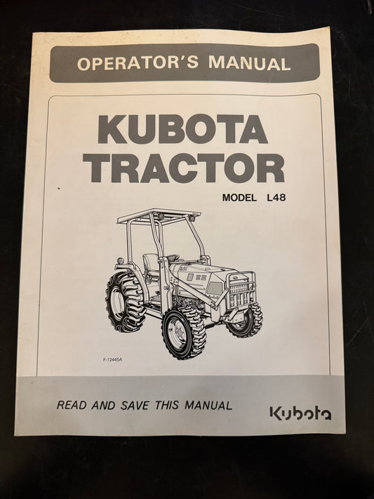 Kubota _ Front Loader models L48 _ Operator’s Manual