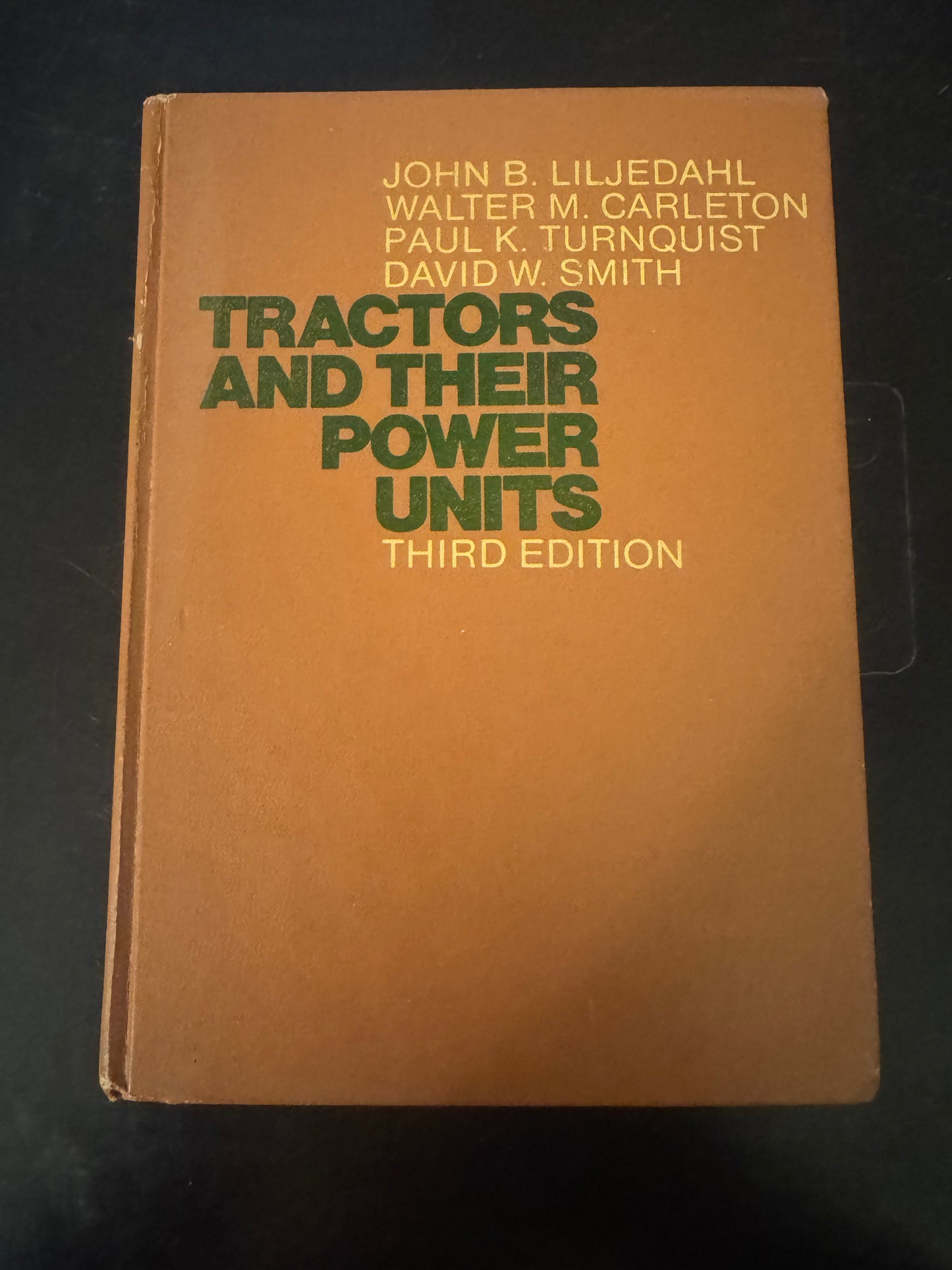 Tractors And Their Power Units Third Edition