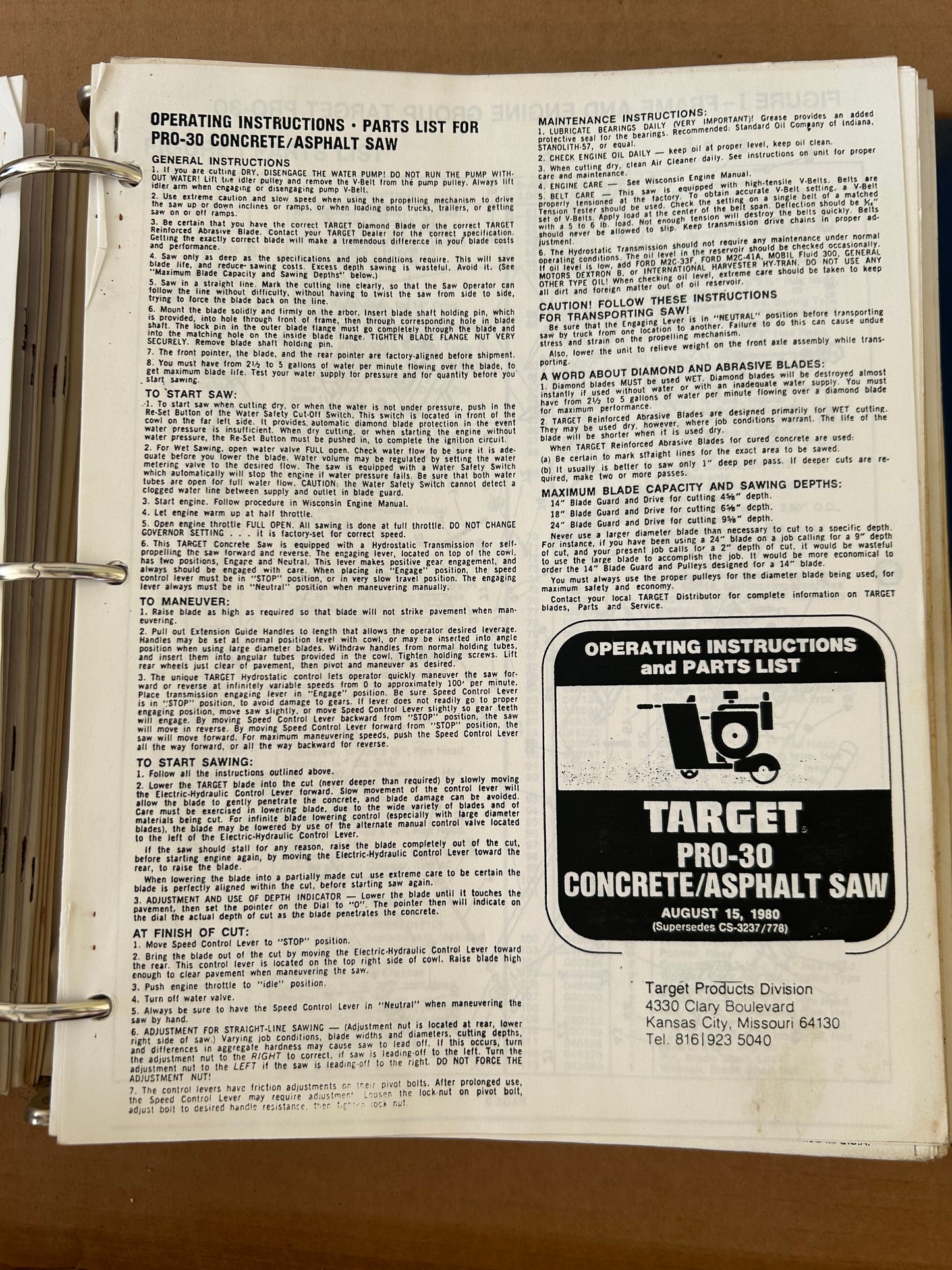 XANDER Target _ Saws & Etc Manuals vol 1