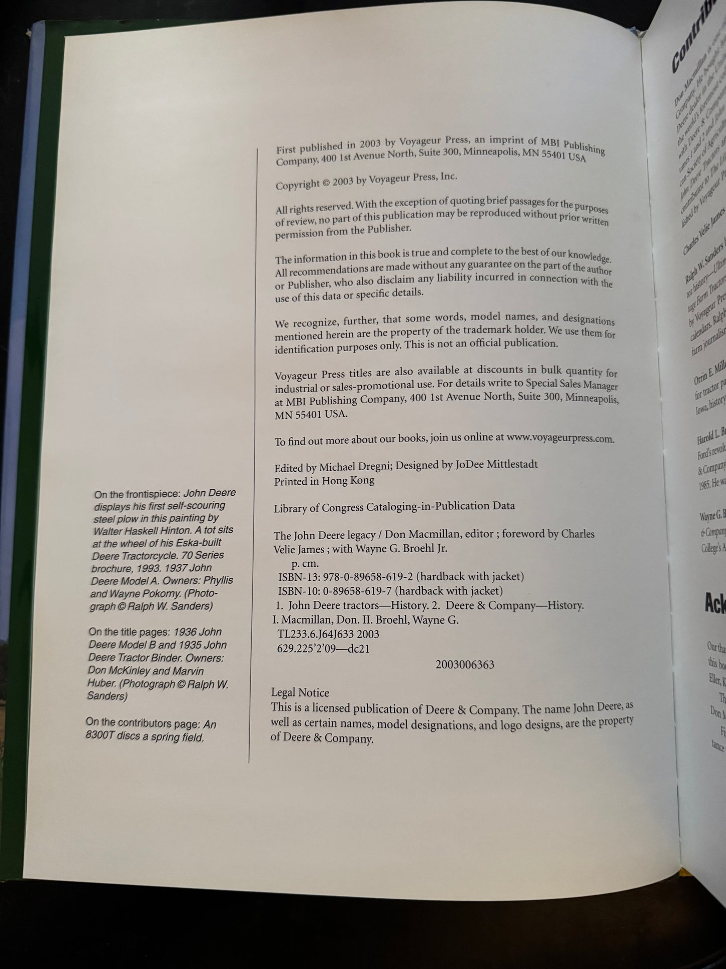 The John Deere Tractor Legacy