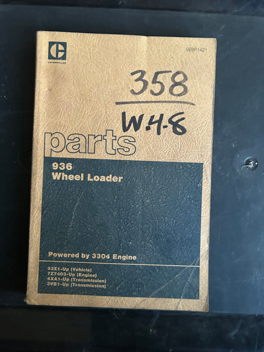 Caterpillar _ 936 Wheel Loader _ Parts