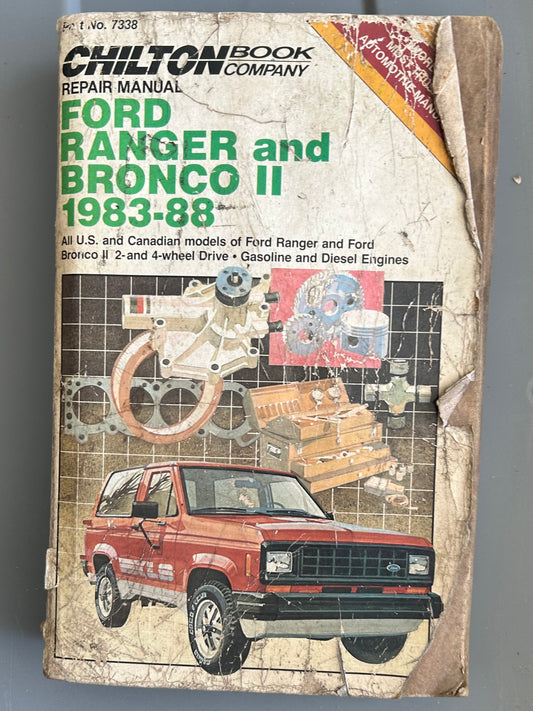 Ranger & Bronco II 1983-88 _ Chilton Repair Manual