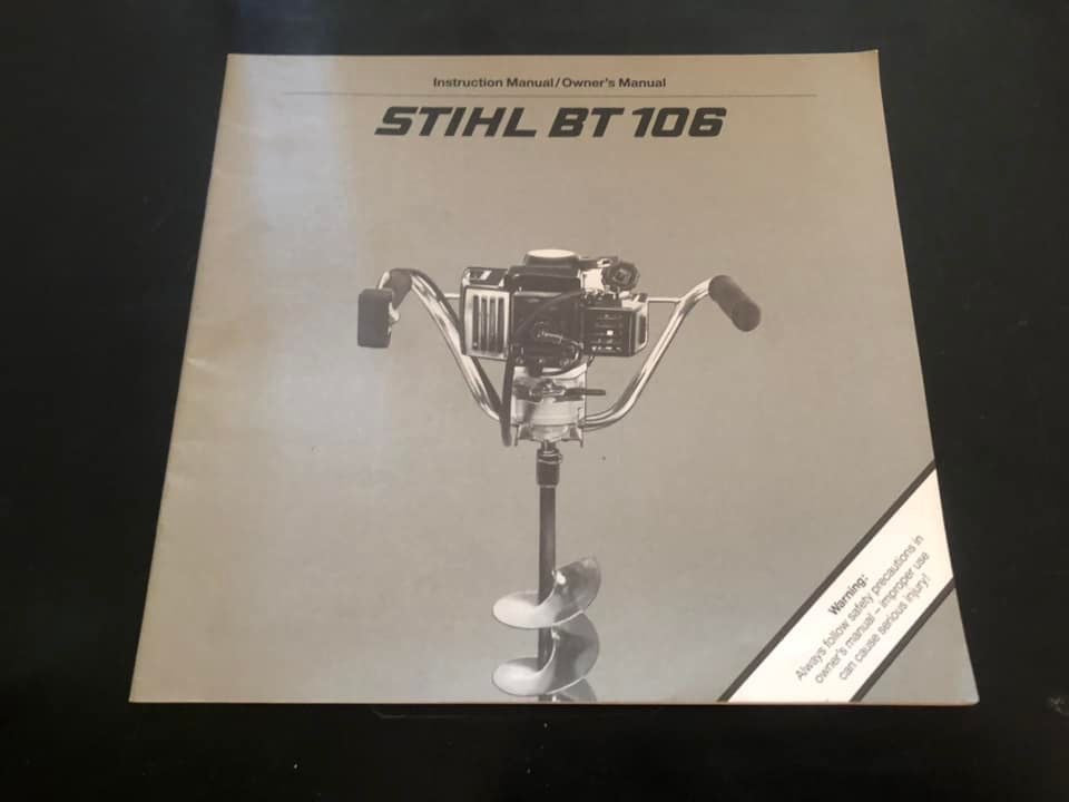 Stihl _ BT 106 Instructions & Owner’s Manual