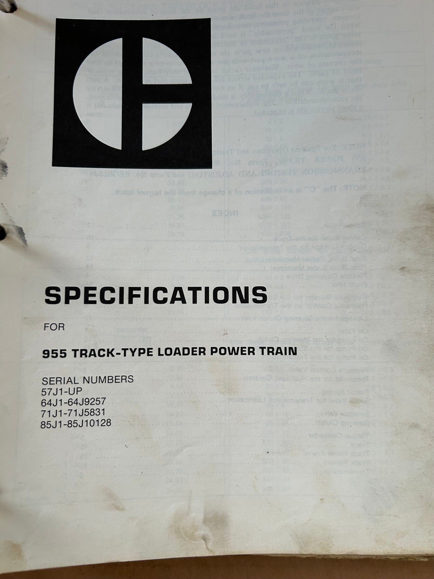 Caterpillar _ 955 K & 955L Track-Type Loaders _ Service Manual