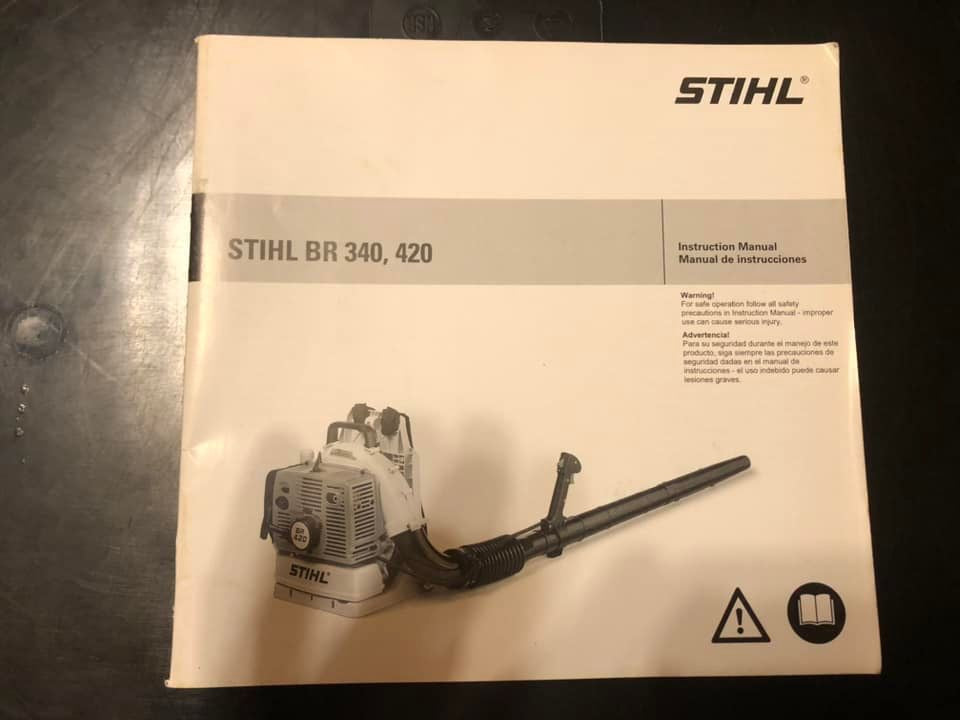 Stihl _ BR 340, 420 Instructions Manual