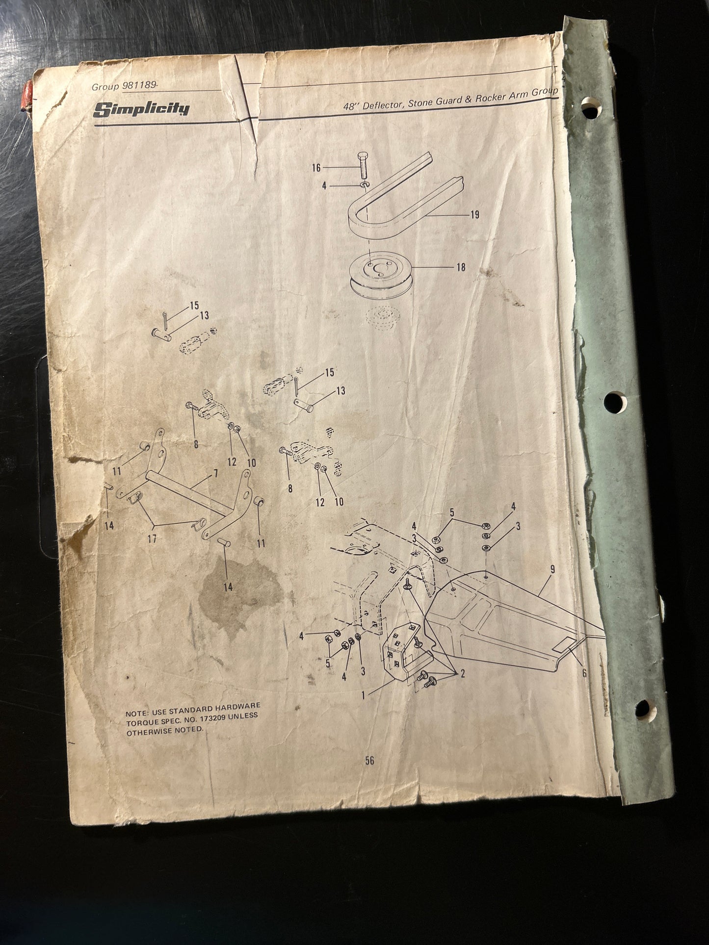 Simplicity model 7012 H _ Parts Manual _ TP-364