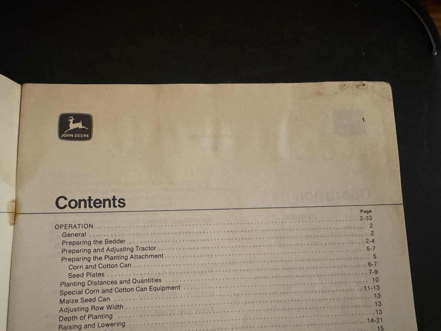 John Deere _ PA824, PA840 & PA860 Series Planting Attachments _ Operator’s Manual