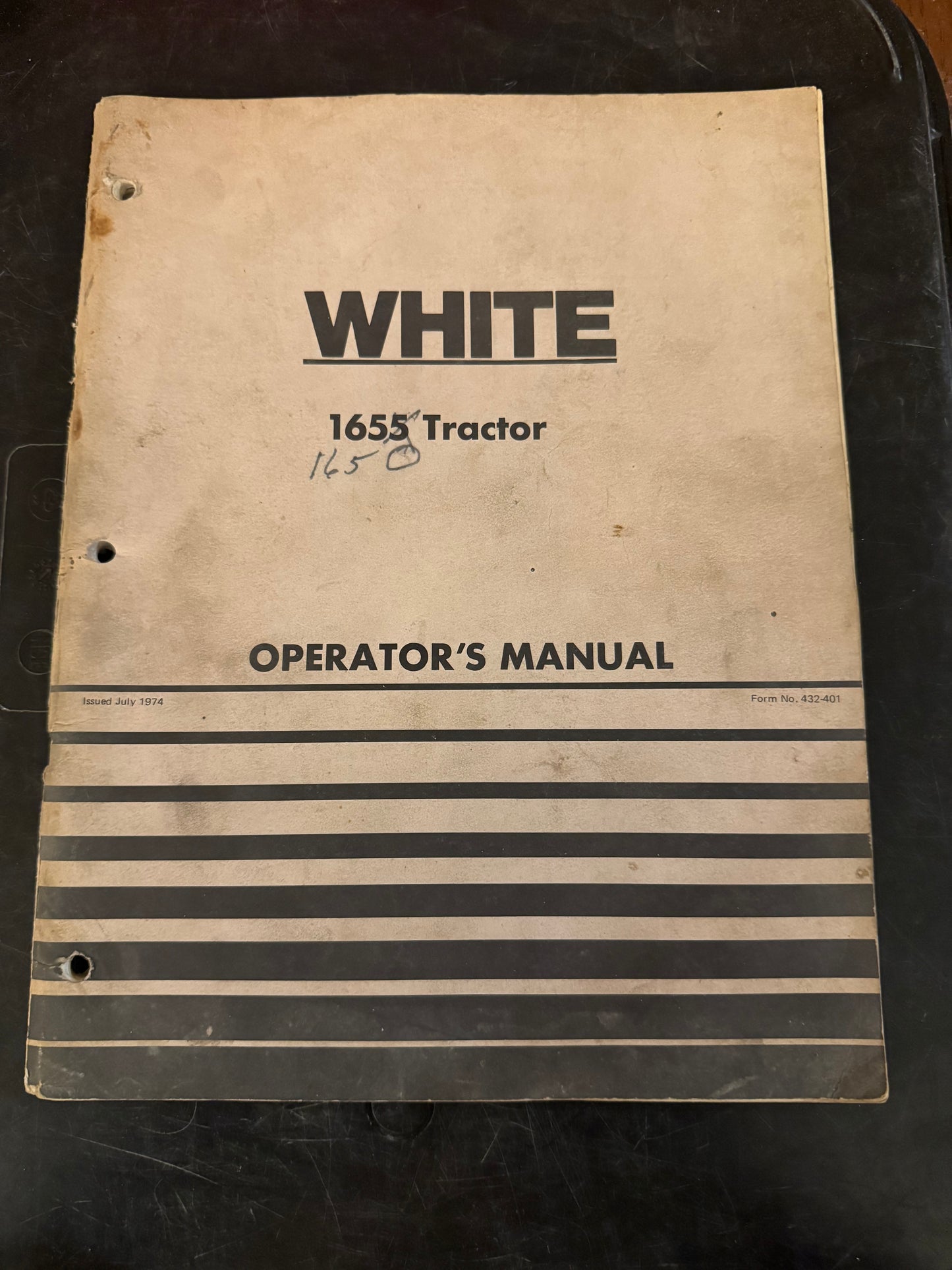 White _ 1655 Tractor _ Operator’s Manual